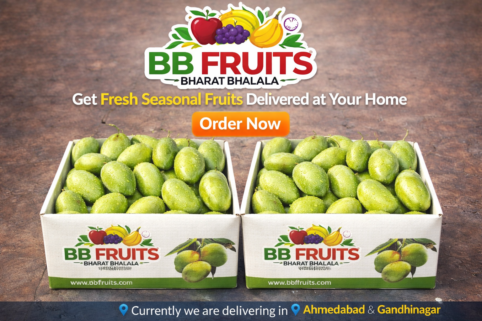 Online fresh Mango Home Delivery Kashmiri Mango in Ahmedabad and Gandhinagar