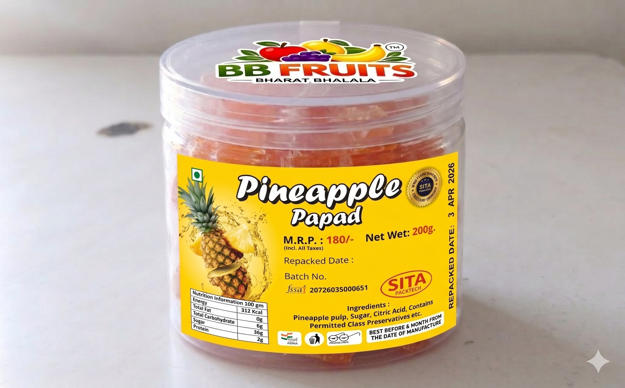 pineapple-fruit-bar-papad pineapple-fruit-bar-papad ahmedabad